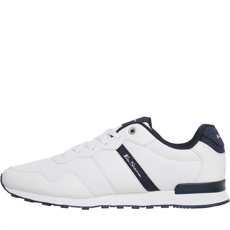 Ben Sherman Herre Owen Retro Sneakers Hvid