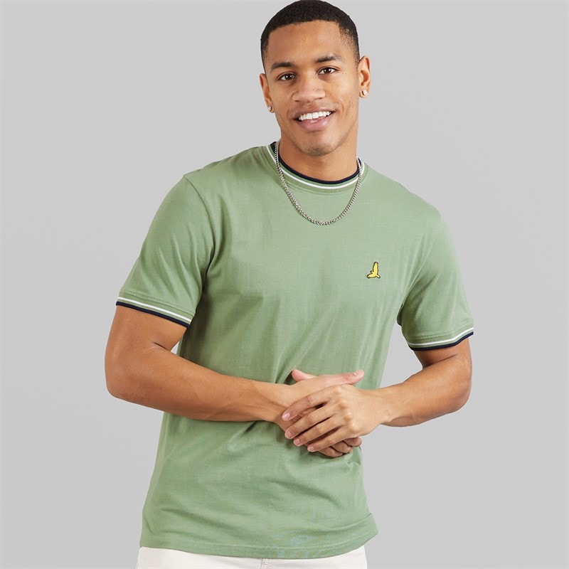 Brave Soul Herre Federerf T-shirts Flerfarvet