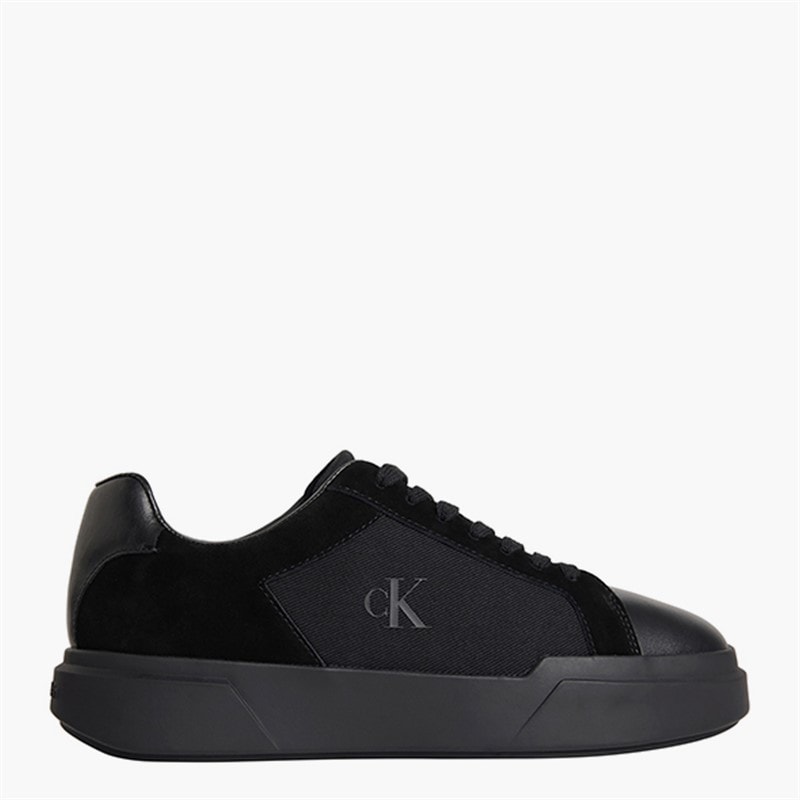 Calvin Klein Herre Chunky Cupsole Sneakers Triple Black