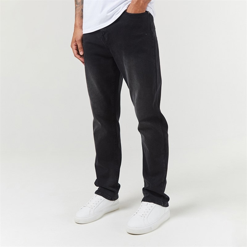 Closure London Herre Straight Fit Jeans Sort