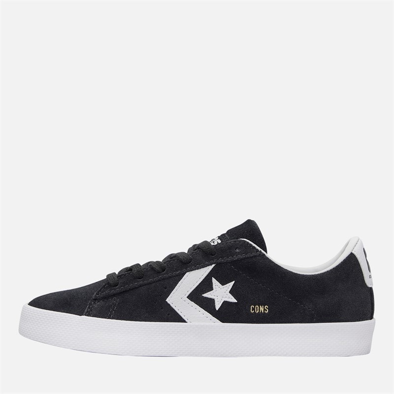 Converse Cons Pro Læder Vulc Pro Træningssko Sort/Hvid/Hvid