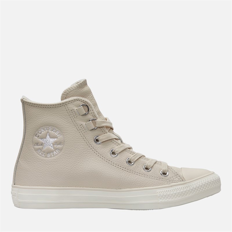 Converse Chuck Taylor All Star Hi Læder Sneakers Light Dune/Egret/Light Dune