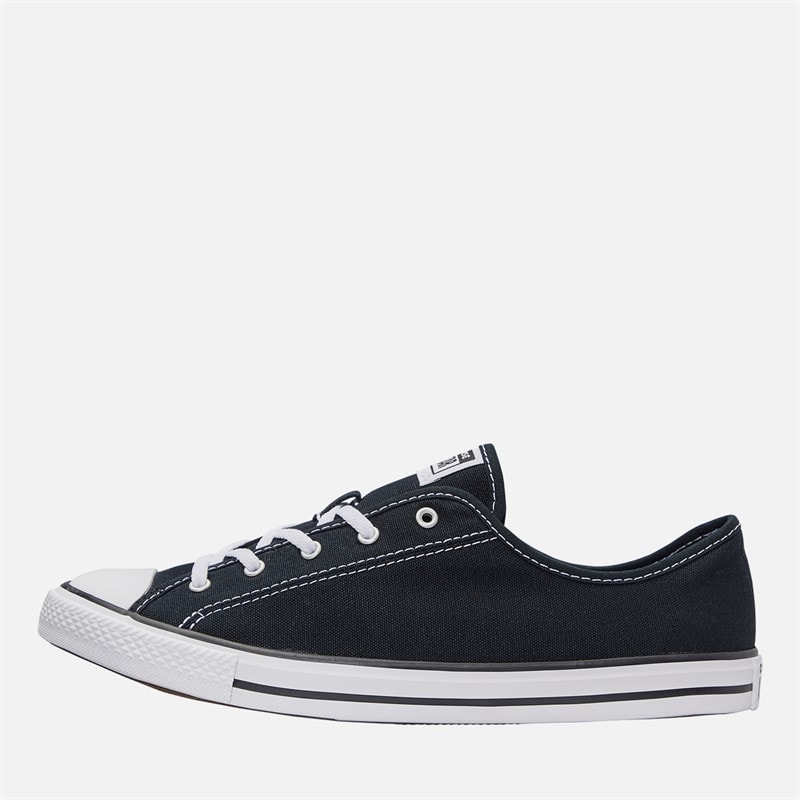 Converse Dame Chuck Taylor All Star Dainty Canvas Træningssko Sort/Hvid/Sort