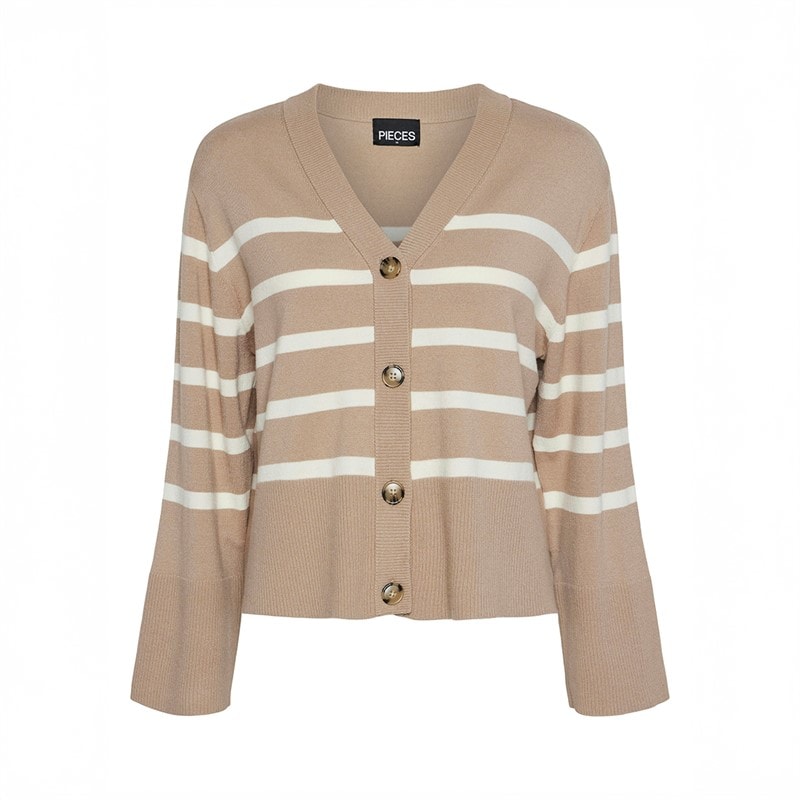 Pieces Dame Sia Cardigan Silver Mink