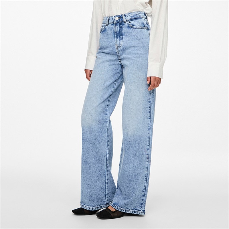 Pieces Dame Selma vide ben jeans Light Blue Denim