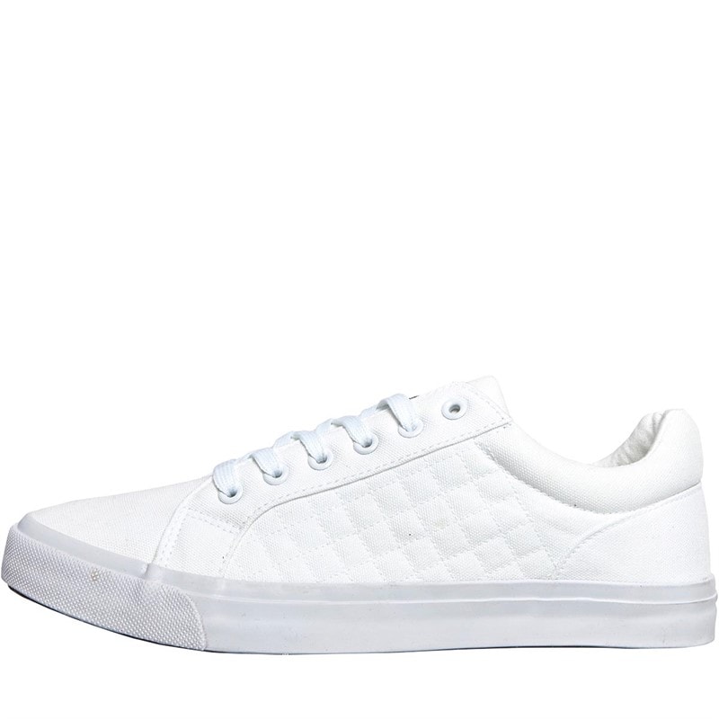 Crosshatch Huseby Canvas Pumps Hvid Mænd
