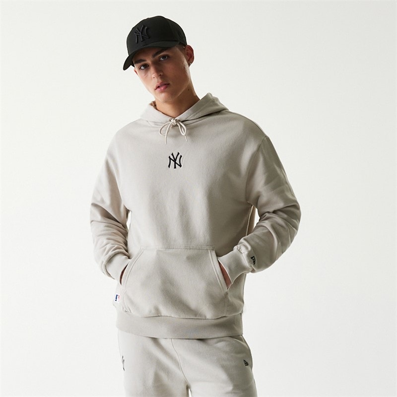 New Era Herre New York Yankees Hættetrøje Light Beige