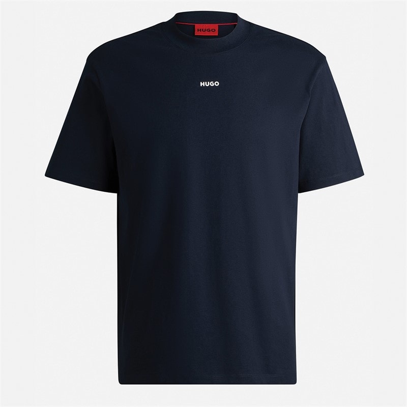 HUGO Herre Dapolino T-shirt Dark Blue