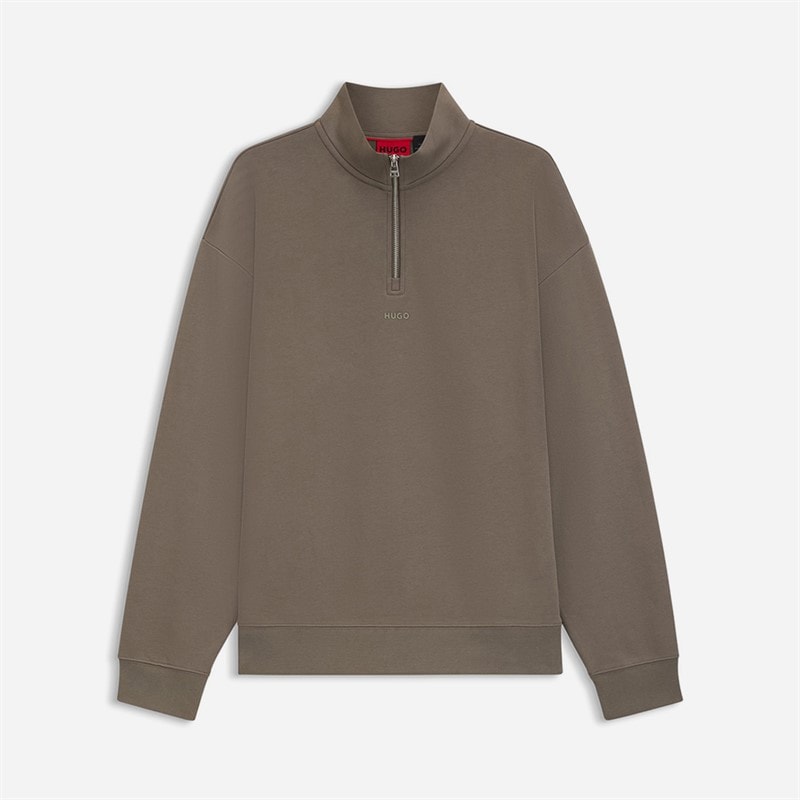 HUGO Herre Durty 244 Sweatshirt Åben grå