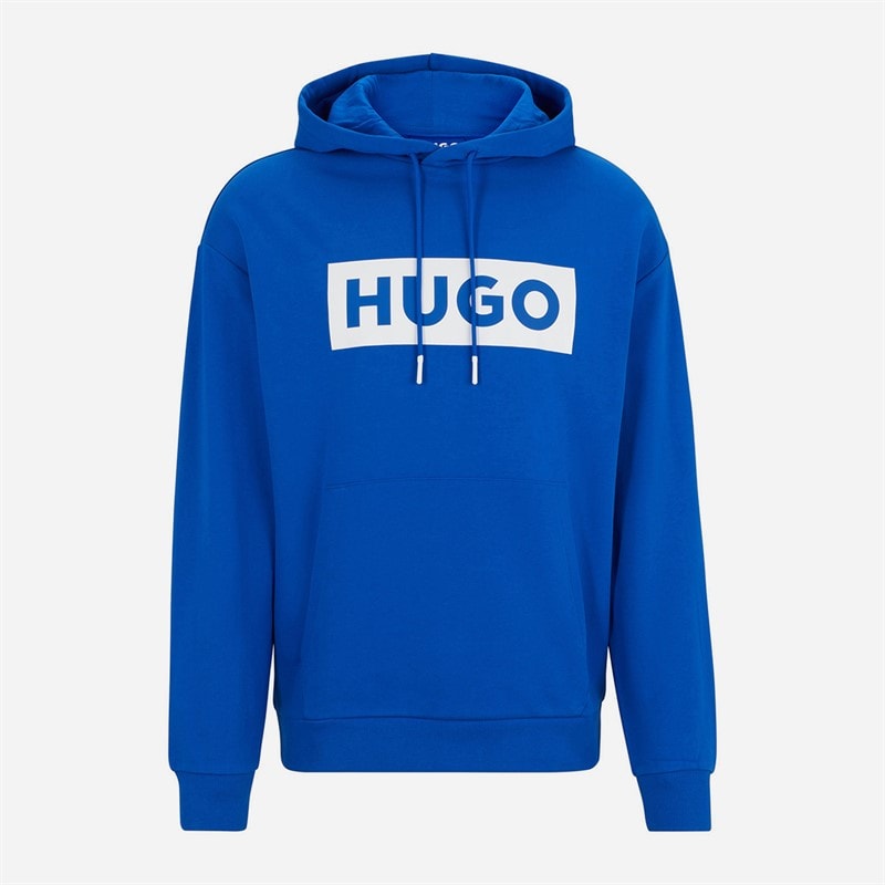 HUGO Herre Nalves Hættetrøje Åben blå