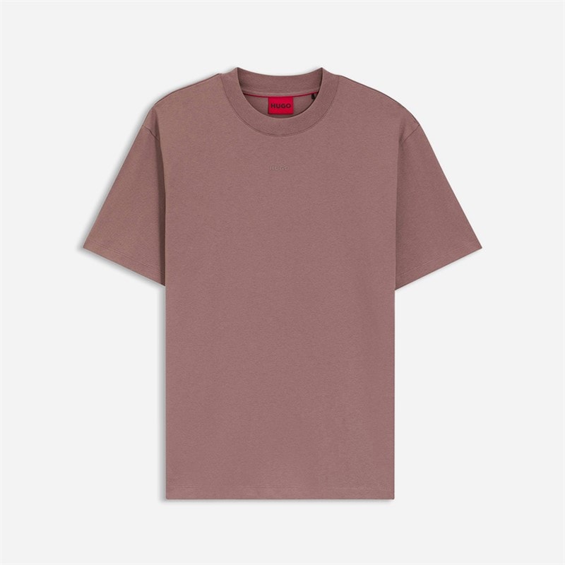 HUGO Herre Dapolino T shirt Lys/Pastelbrun