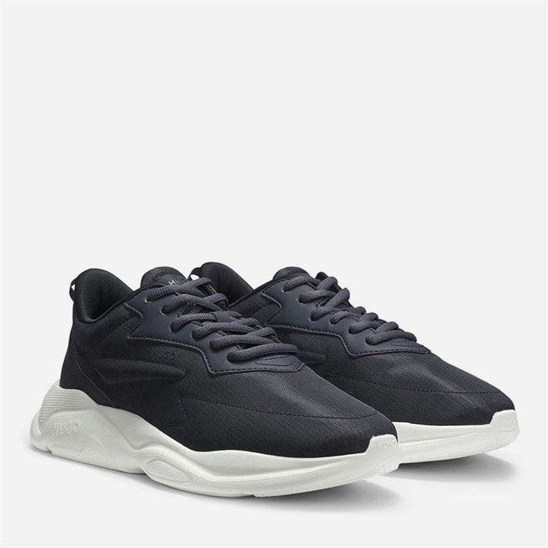 HUGO Herre Leon Runn Sneakers Mørkeblå