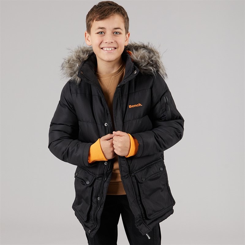 Bench Drengenes Calcott Parka Jakke Sort
