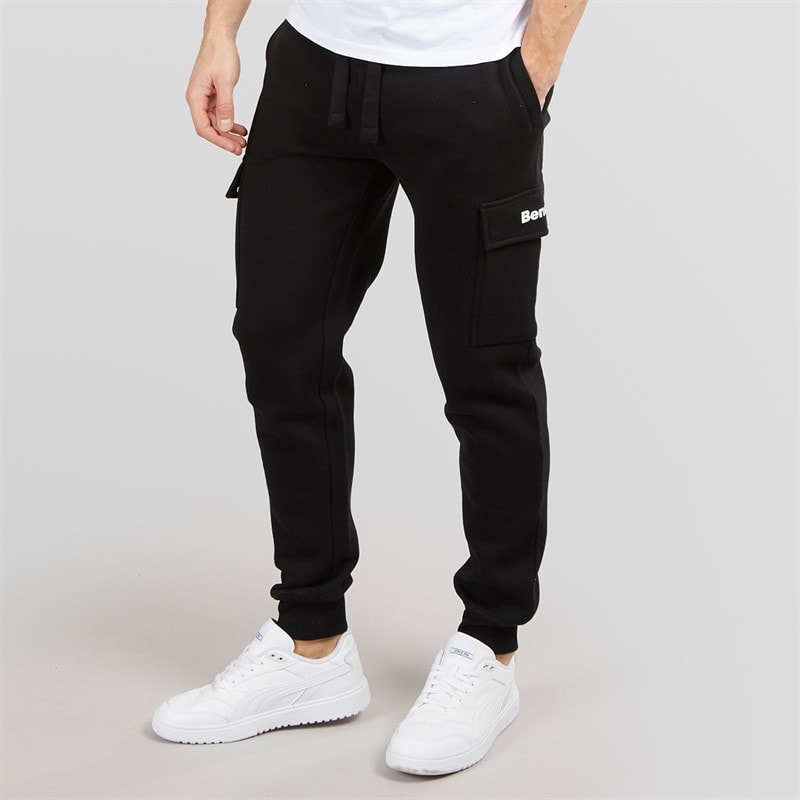 Bench Herre Fargo Cargo Joggingbukser Sort