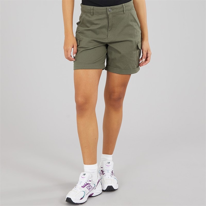 Bench Dame Ashline Cargo Shorts Khaki