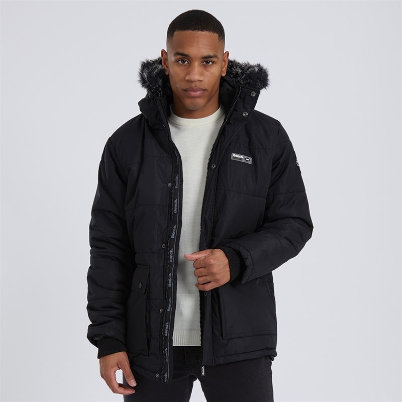 Bench Herre Koufax Vatteret Parka Sort