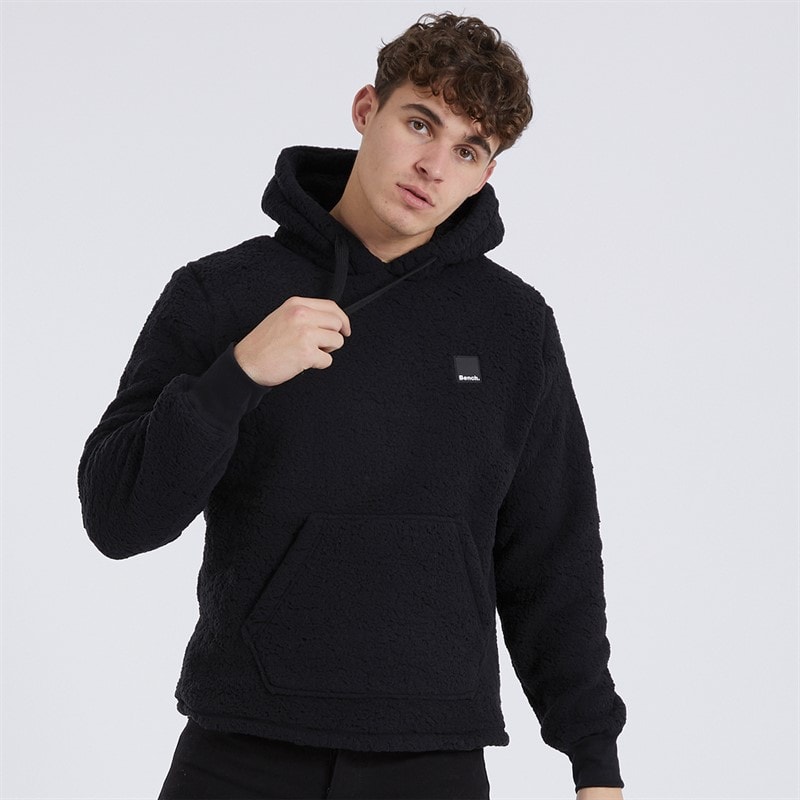 Bench Herre Jerry Hoodie Sort
