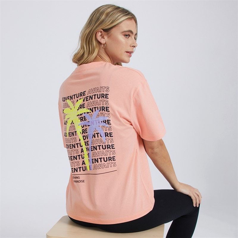 Bench Dame Savita T-Shirt Pink Coral