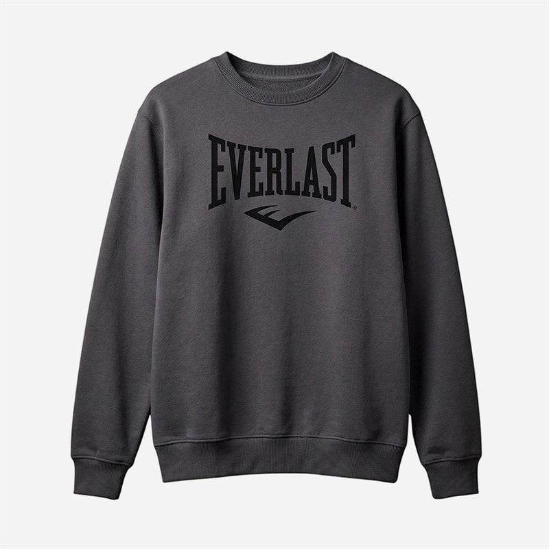 Everlast Herre sweatshirt rund hals jumper Ashpalt