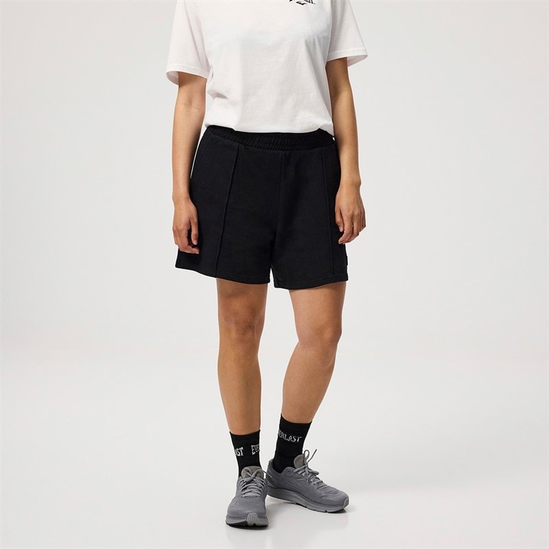Everlast Dame Vide Pintuck Sweat Shorts Black Beauty