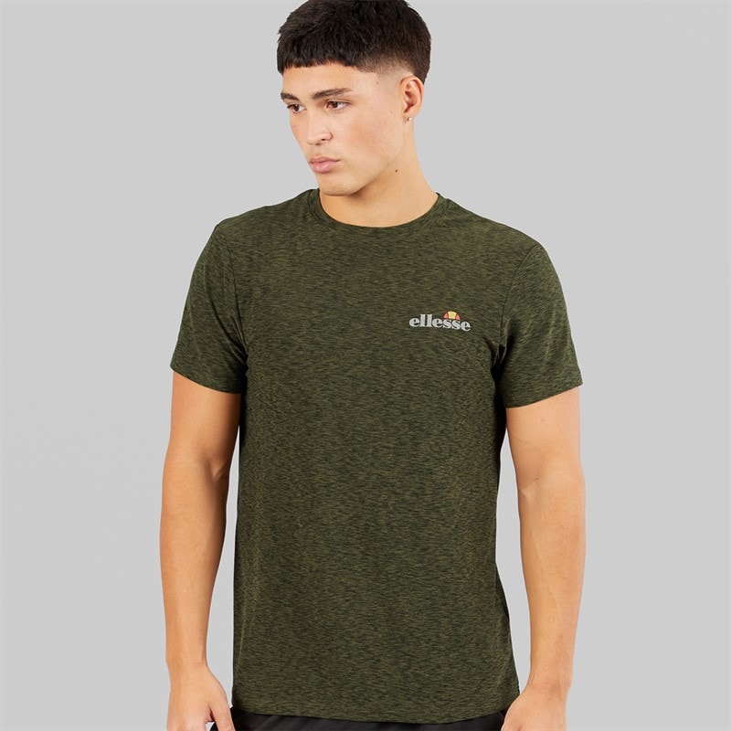 Ellesse Herre Dundalk løbe bluse Khaki Marl