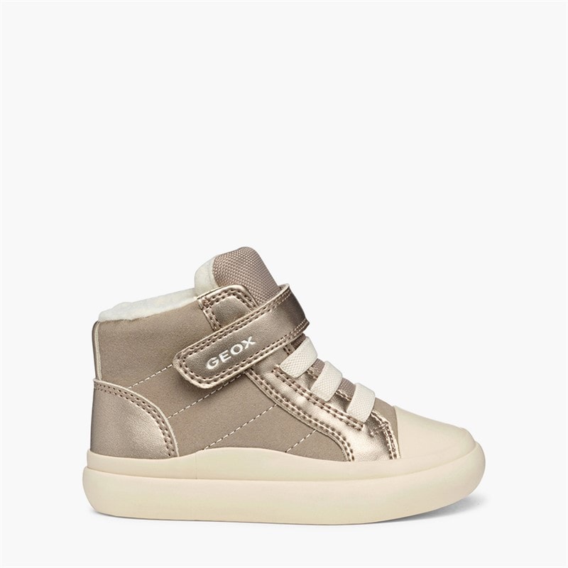 GEOX Baby Piger Gisli High Top Sneakers Mørk beige