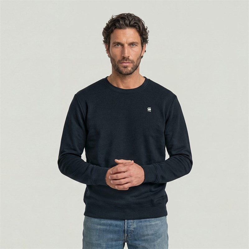 G-STAR Herre Core Sweatshirt Blå