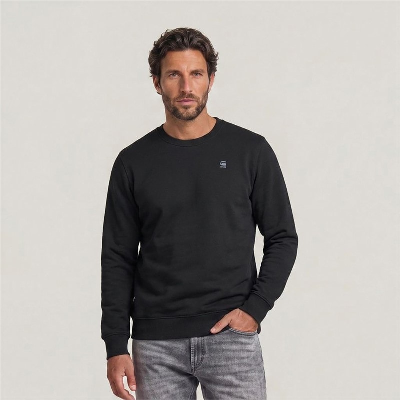 G-STAR Herre Core Sweatshirt Sort