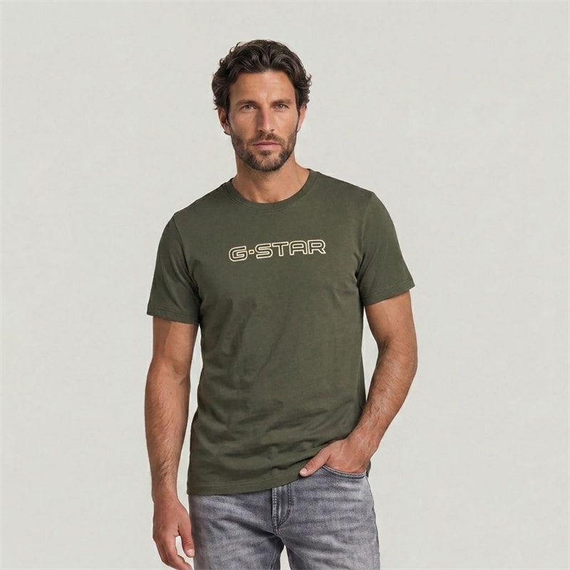 G-STAR Herre Slim T Shirt Grå