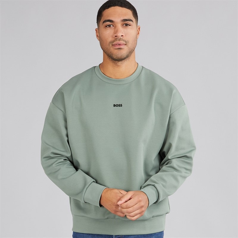 Hugo Boss Herre Stenson Sweatshirt Grøn