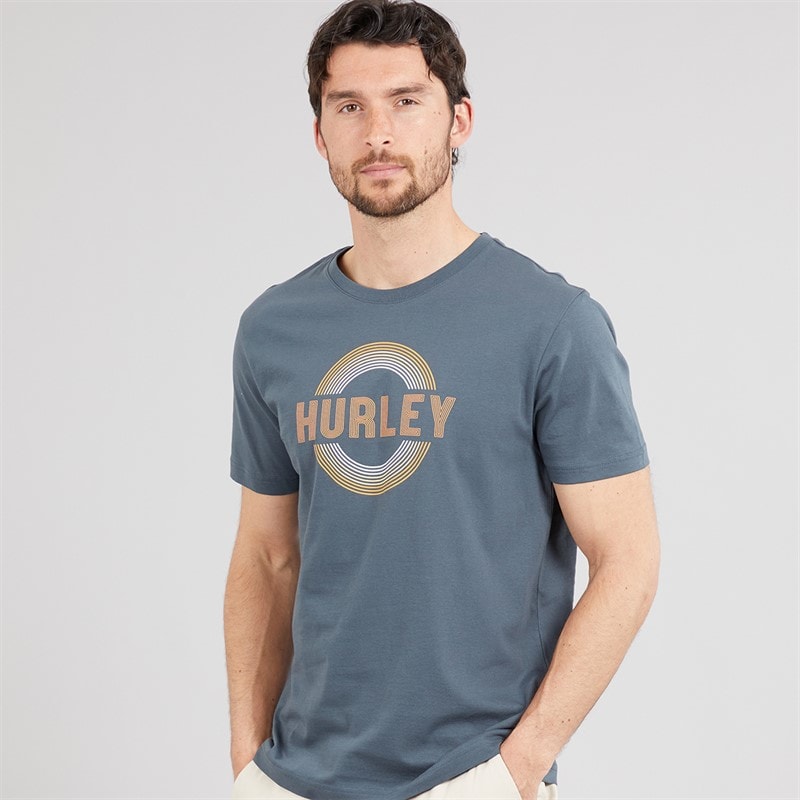 Hurley Herre Trance Grafisk T-shirt Dark Obsidian