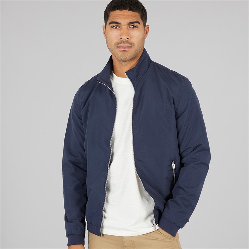 JACK & JONES Herre Mash Harrington Jakke Blå Blazer