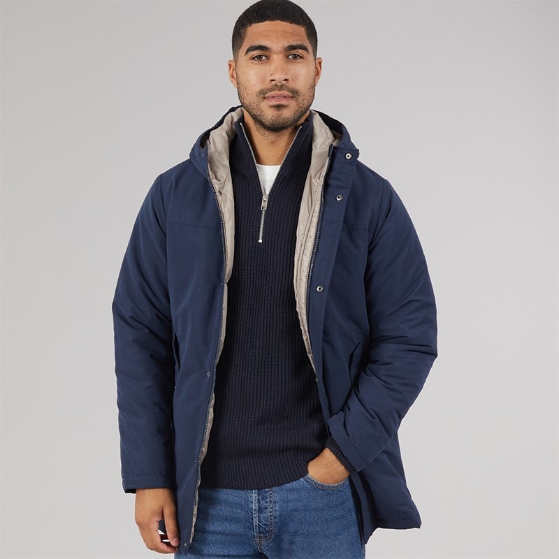 JACK & JONES Herre Kyle Parka Blå Blazer