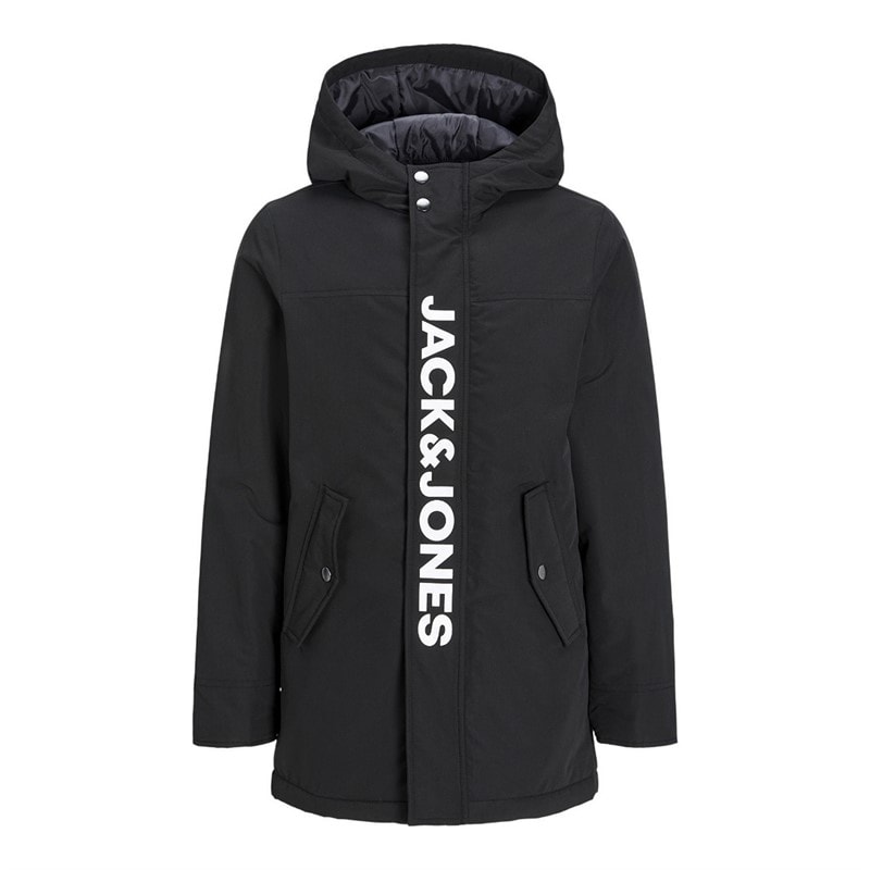 JACK & JONES Drenge Fen Parka Sort