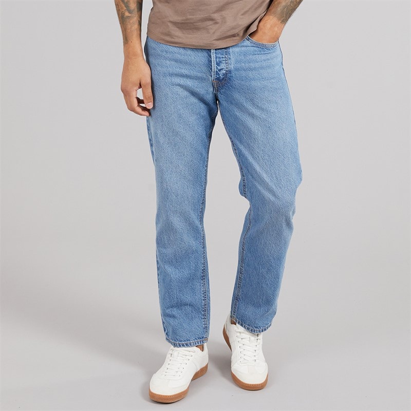 JACK & JONES Herre Chris SQ 957 Relaxed Fit Jeans Blå Denim