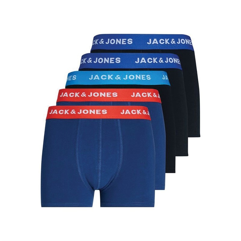 JACK & JONES Drenge Lee Trunks 5-pak Surf The Web