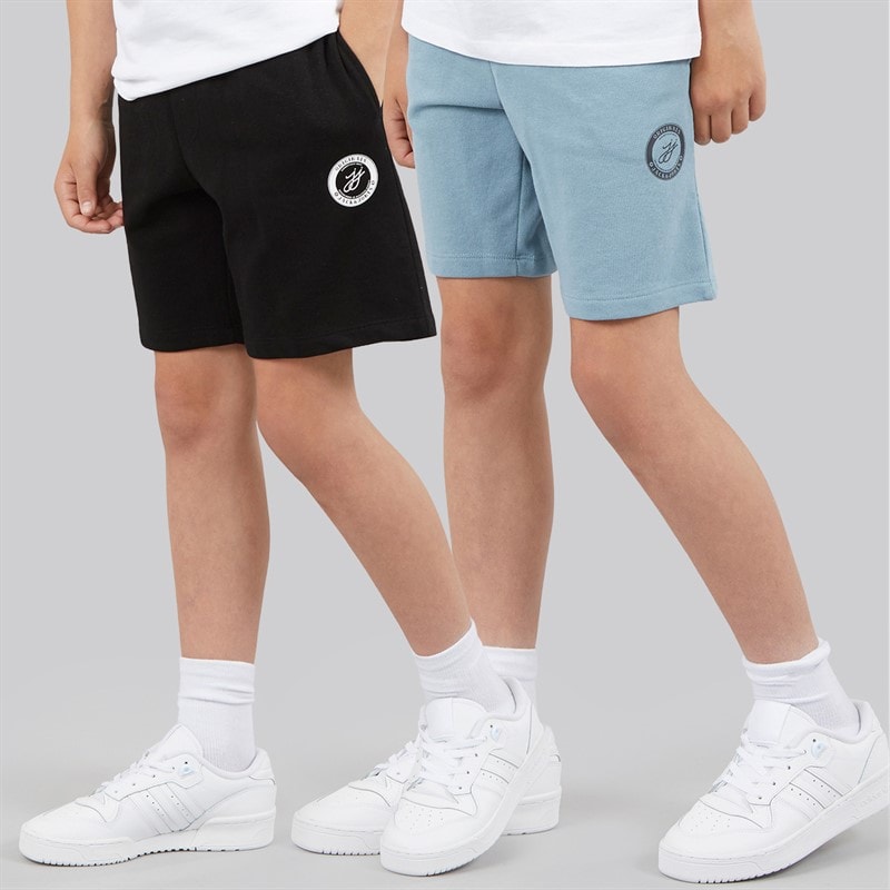 JACK & JONES Drenge Theo Shorts af jerseystof Sort