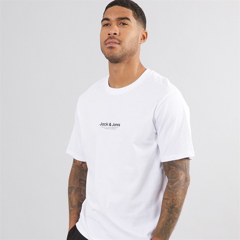 JACK & JONES Herre T-shirts Hvid