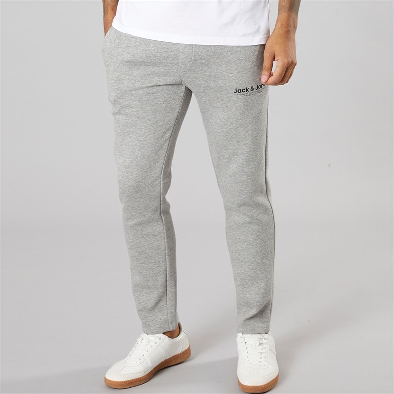 JACK & JONES Herre Vesterbro Open Hem Joggers Lys Grå Marl/Sort Lgm/Sort