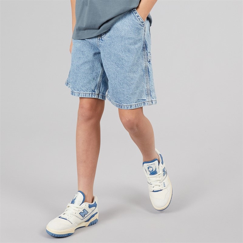 JACK & JONES Drenge Tony SQ 234 Carpenter Shorts Blue Denim