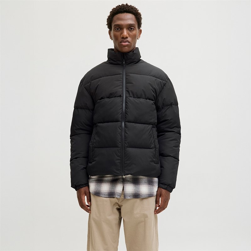 JACK & JONES Herre Maze Puf Krave Jakke Sort