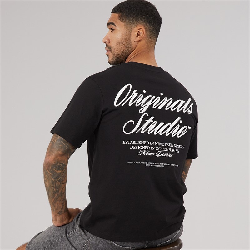 JACK & JONES Herre Norrebro T shirt Sort