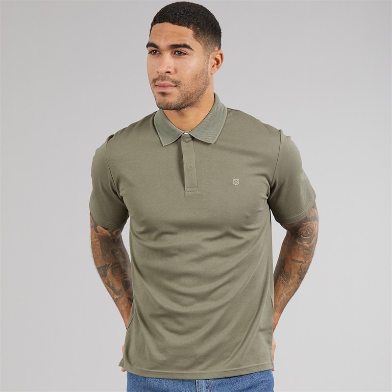 JACK & JONES Herre Crodney Polo Skjorte Dried Sage