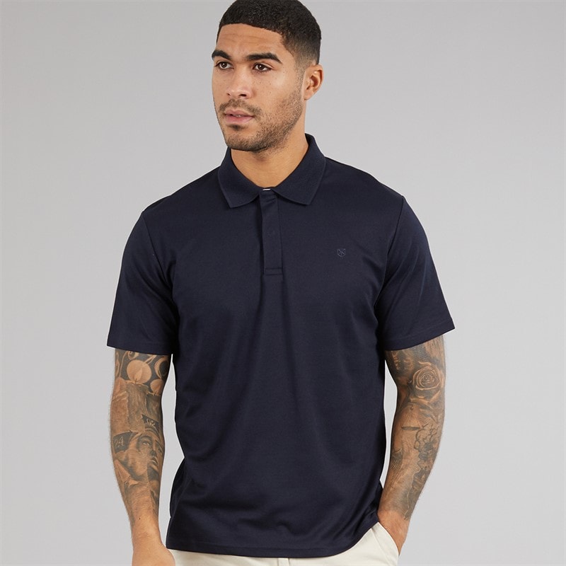 JACK & JONES Herre Crodney Polo Skjorte Night Sky