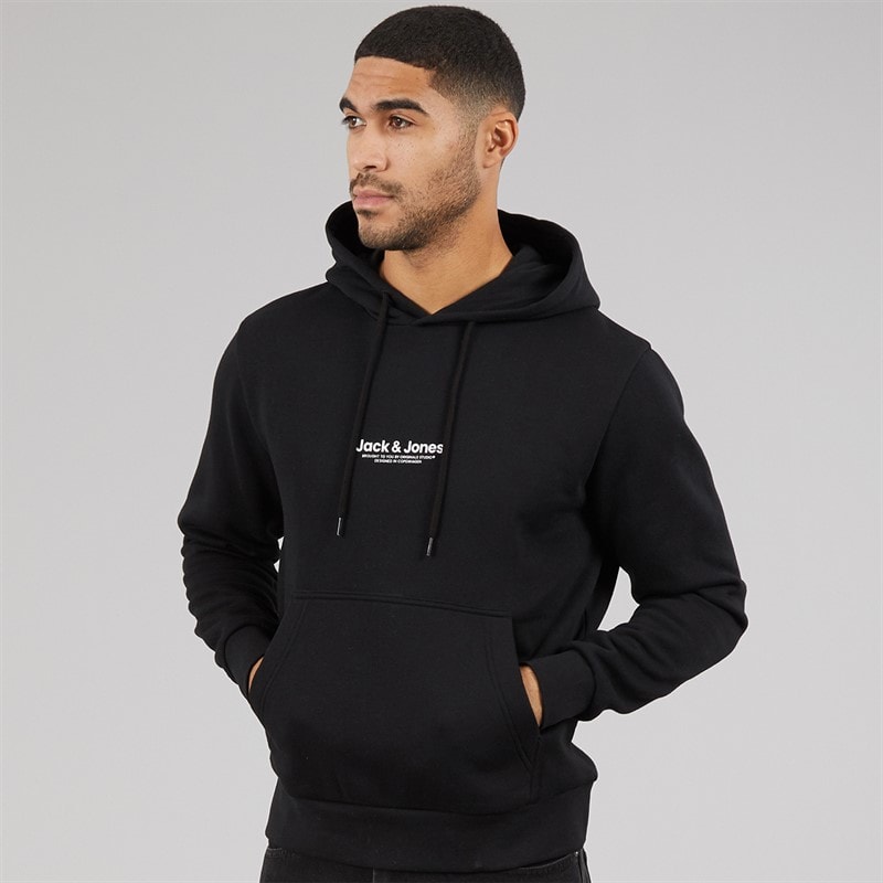 JACK & JONES Herre Vesterbro Hoodie Sort