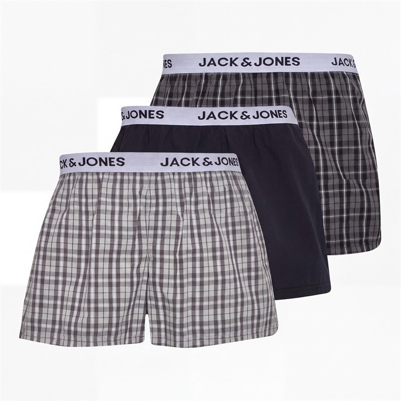 JACK & JONES Herre Jaclaroi Tre Pak Vævet Boksershorts Poppy Seed