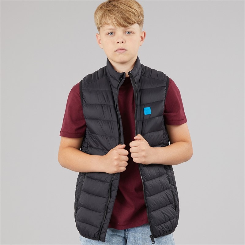 JACK & JONES Drenge Bradley Let Varmvest Sort