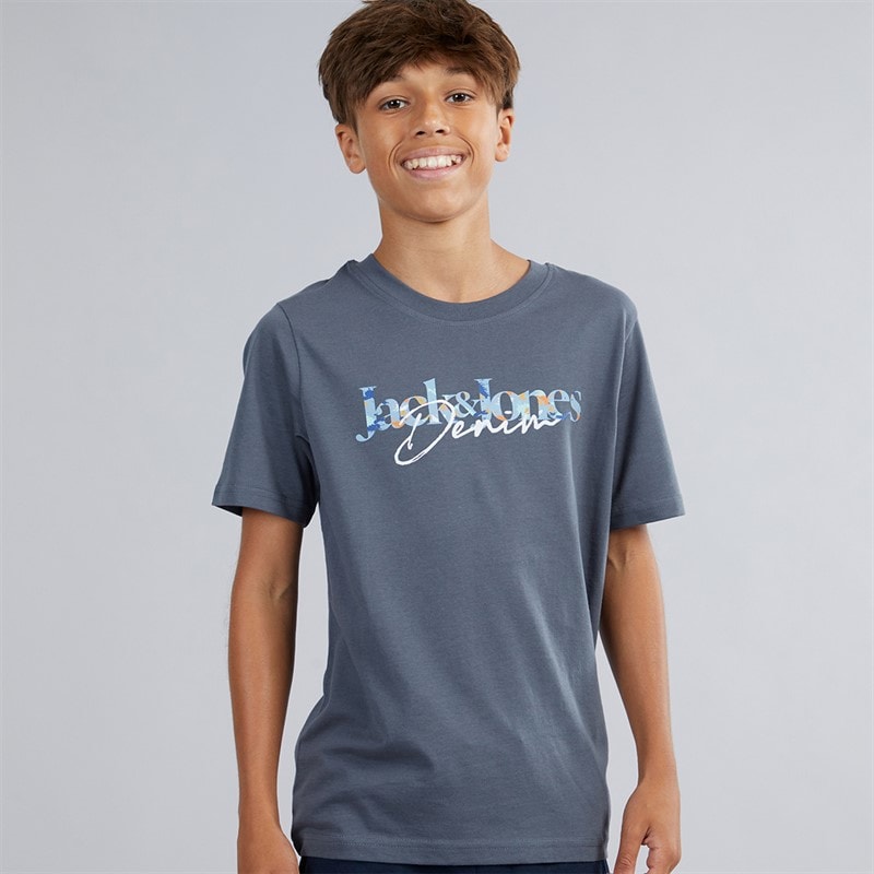 JACK & JONES Drenge Tom T-shirt Turbulence