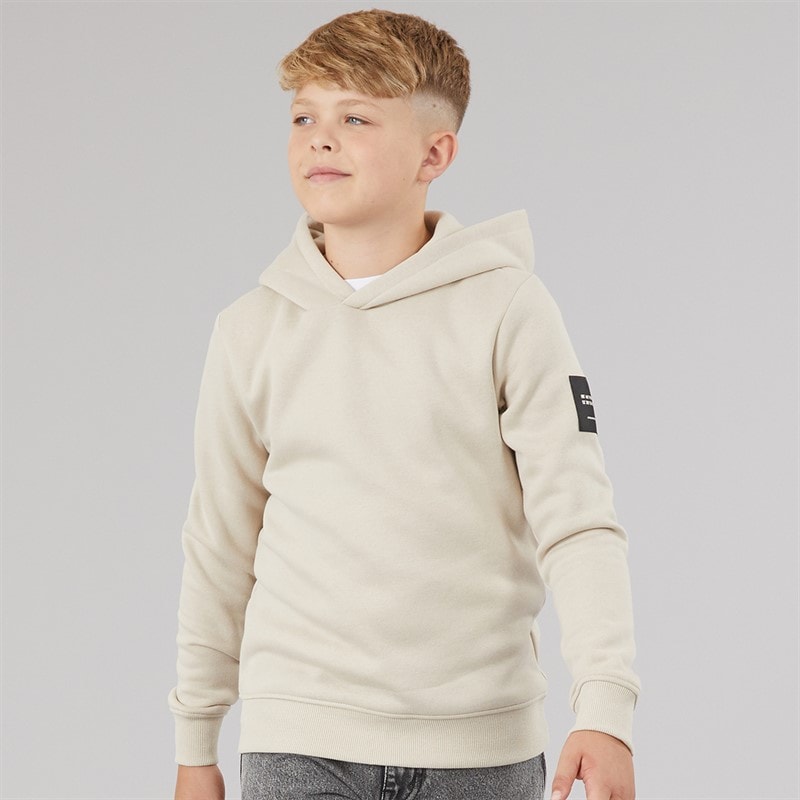 JACK & JONES Drenge Cleveland Hættetrøje Moonbeam