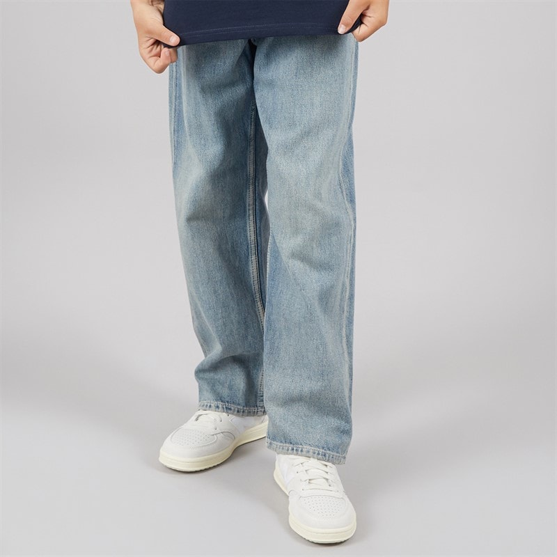 JACK & JONES Drenge Alex Orginal AKM 308 Baggy Fit Jeans Blue Denim